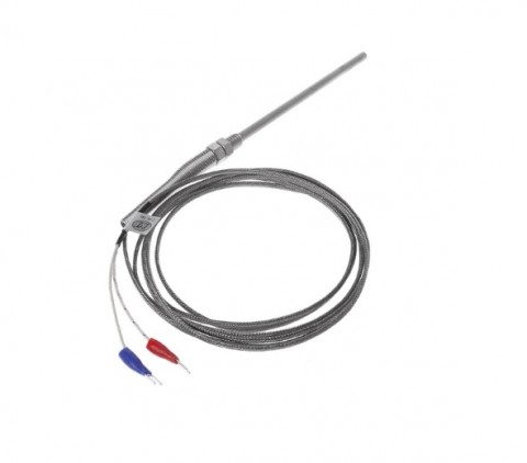 Dây Cảm Biến Nhiệt Độ Loại K dài 2 mét (đầu dò 10cm)