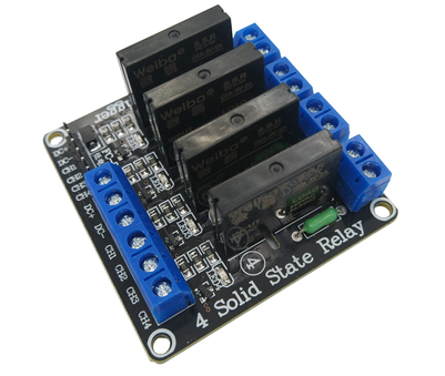 Mạch 4 Solid State Relay (SSR) 2A/240VAC