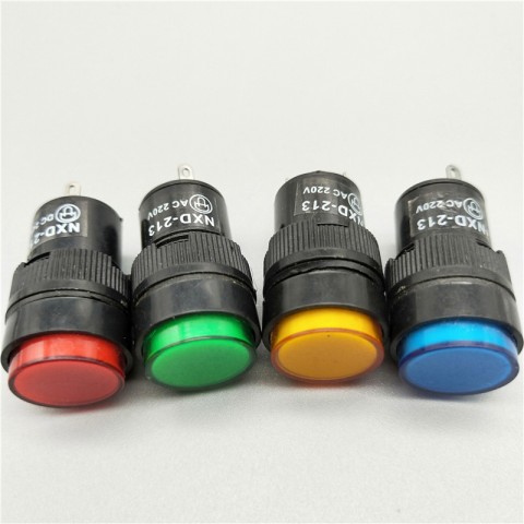 Đèn báo NXD-213 220V/24V/12V 16mm