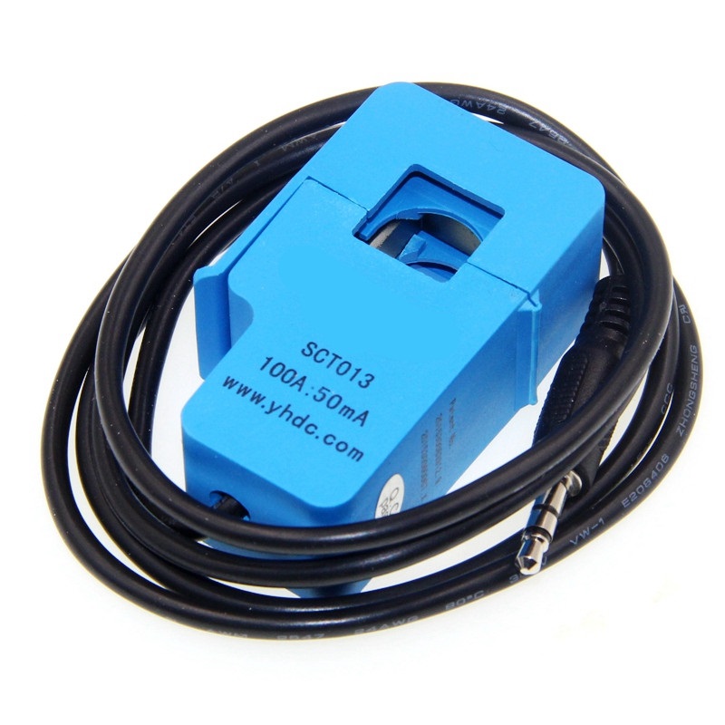 Sensore Di Corrente Alternata YHDC SCT-013-000 – 100A / 50mA (Pinza Per Arduino)