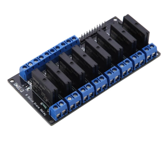 Mạch 8 Solid State Relay (SSR) 2A/240VAC
