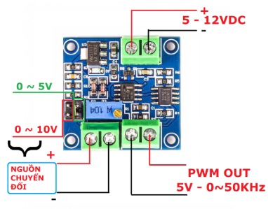 Mạch chuyển đổi điện áp 0 ~ 10V sang PWM infor